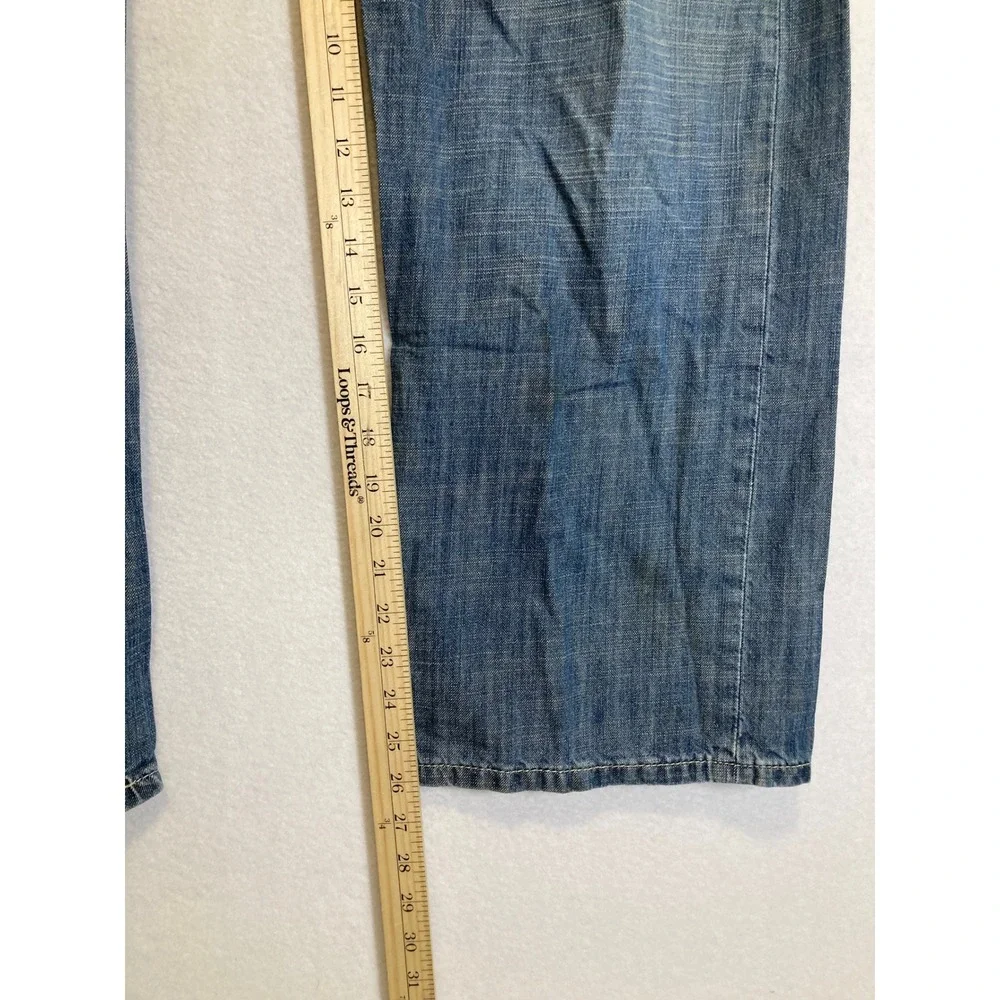 Skater‎ Grunge Levi's 569 Mens 42x30 Blue Loose Straight Leg Denim Jeans